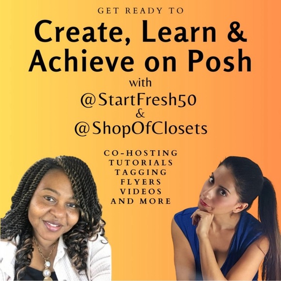 CREATE, LEARN & ACHIEVE ON POSH with @startfresh50 & @shopofclosets - Picture 3 of 8